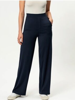 Nine Pine High Rise Asana Pant in Navy 28” inseam